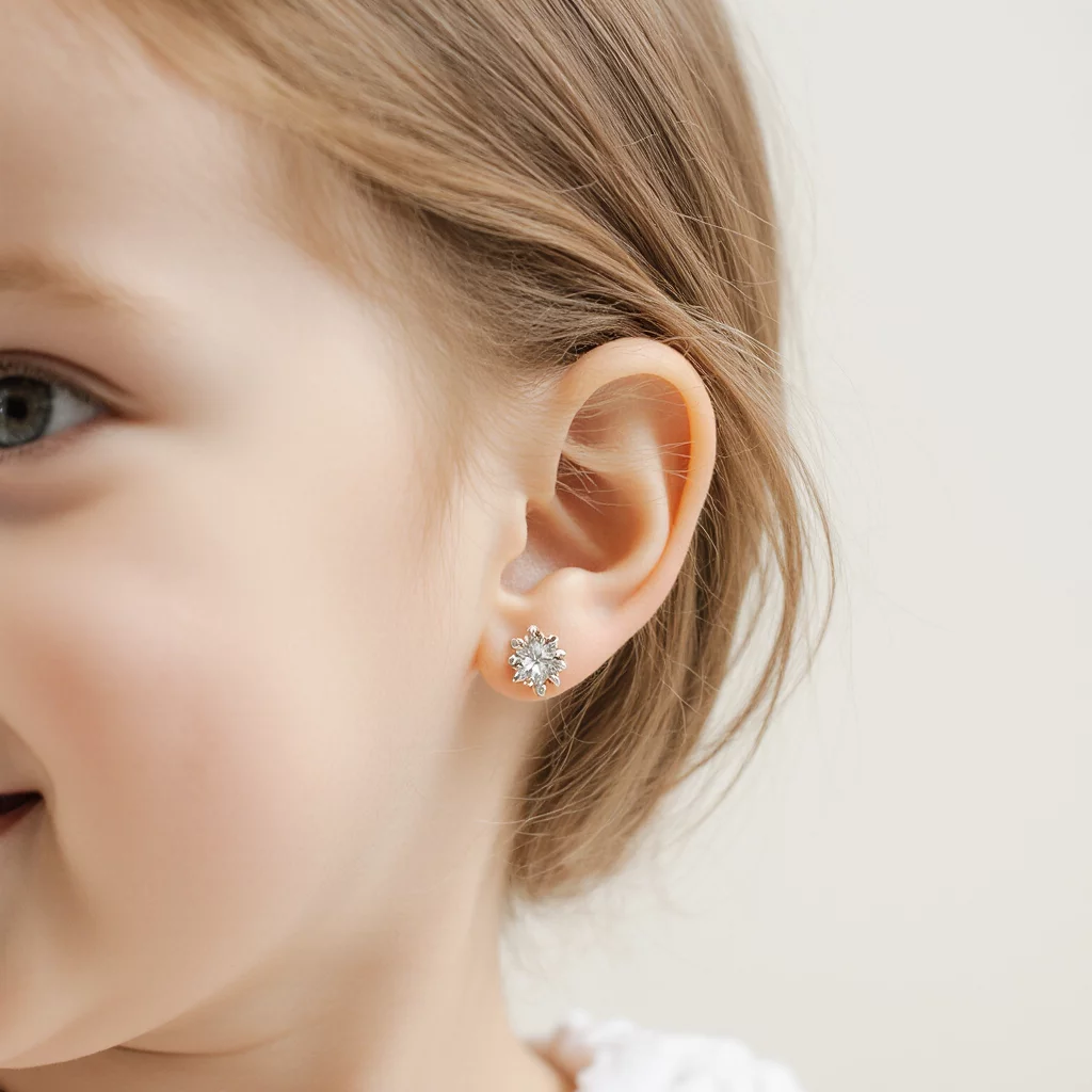 Прокалывание ушей детям и взрослым